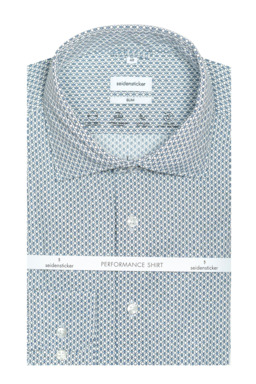 Фото рубашки Полуприлегающий силуэт Рубашка SEIDENSTICKER, цвет голубой