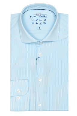 Фото рубашки Приталенный силуэт Рубашка PURE, цвет голубой