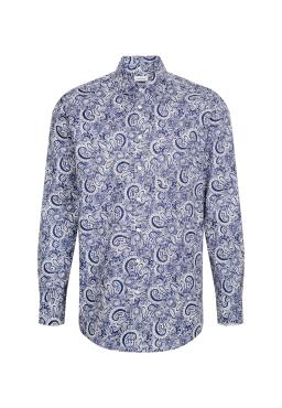 Фото рубашки Прямой силуэт Рубашка SEIDENSTICKER, цвет синий