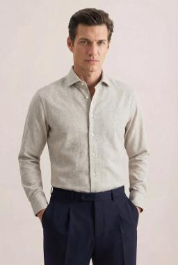 Фото рубашки Shaped Fit Рубашка SEIDENSTICKER, цвет светло-серый