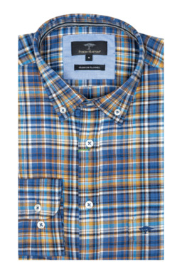 Фото рубашки Приталенный силуэт Рубашка FYNCH HATTON, цвет коричневый