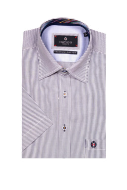 Фото рубашки Прямой силуэт Рубашка HATICO SPORT, цвет синий