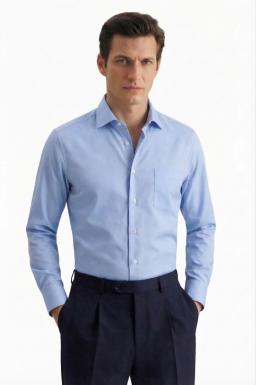 Фото рубашки Прямой силуэт Рубашка SEIDENSTICKER, цвет голубой