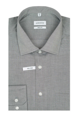 Фото рубашки Прямой силуэт Рубашка SEIDENSTICKER, цвет серый